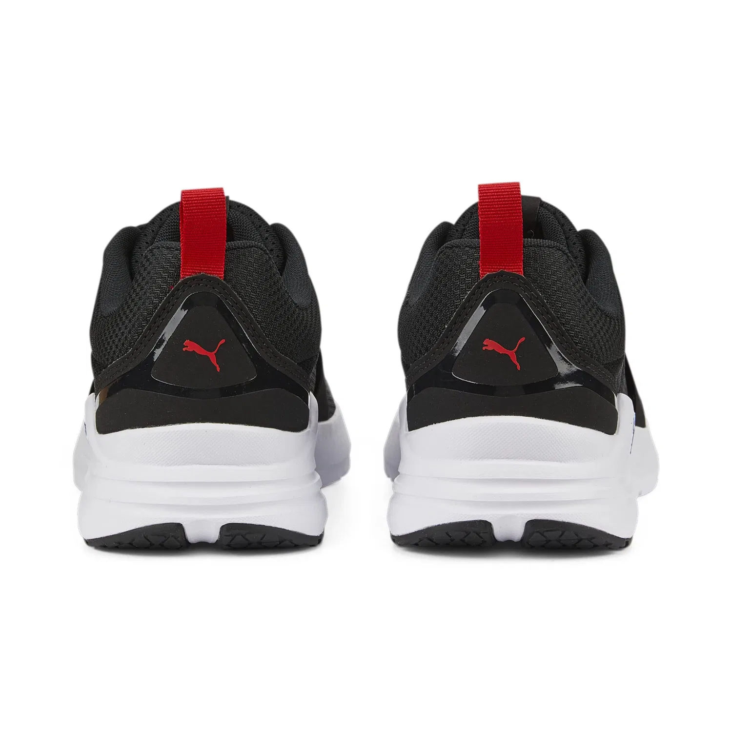 Детские кроссовки для мальчиков с сетчатым верхом PUMA Wired Run Jr PUMA, Черный — фото 3