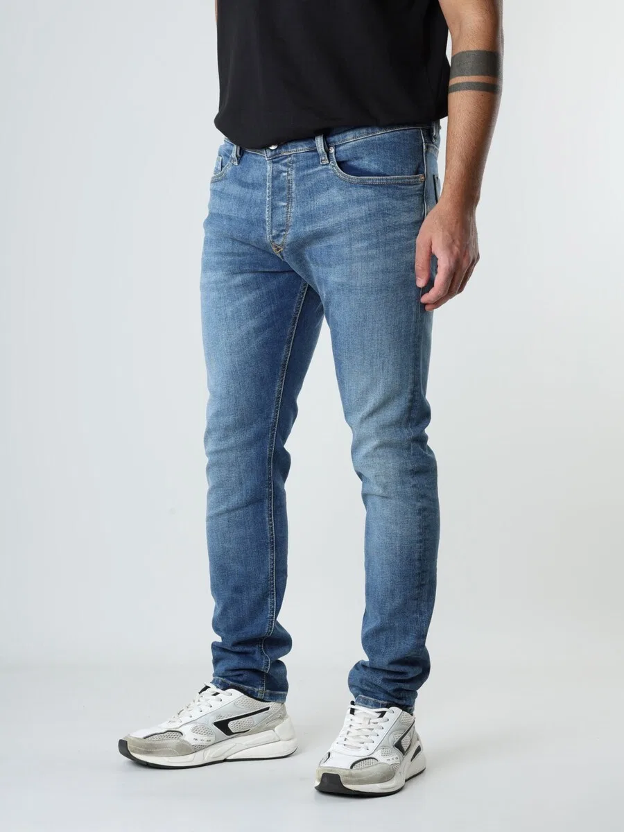 Джинсы DIESEL Skinny Jeans 'TEPPHAR-X' синего цвета — фото 4
