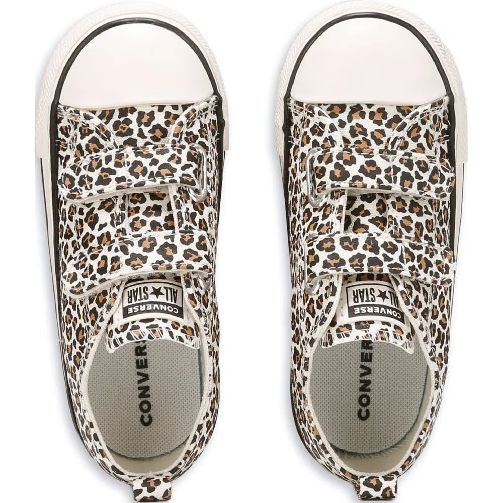 Детские низкие кроссовки Chuck Taylor All Star 2V для малышей Converse, Leopard Print — фото 4