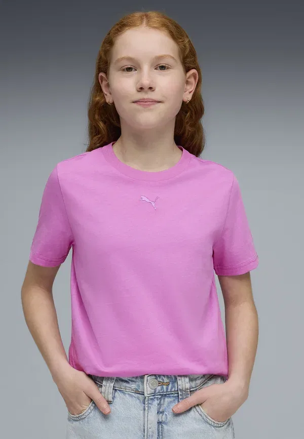 Футболка из 100% хлопка Essentials Puma Mauve Pop, сиреневый — фото 2