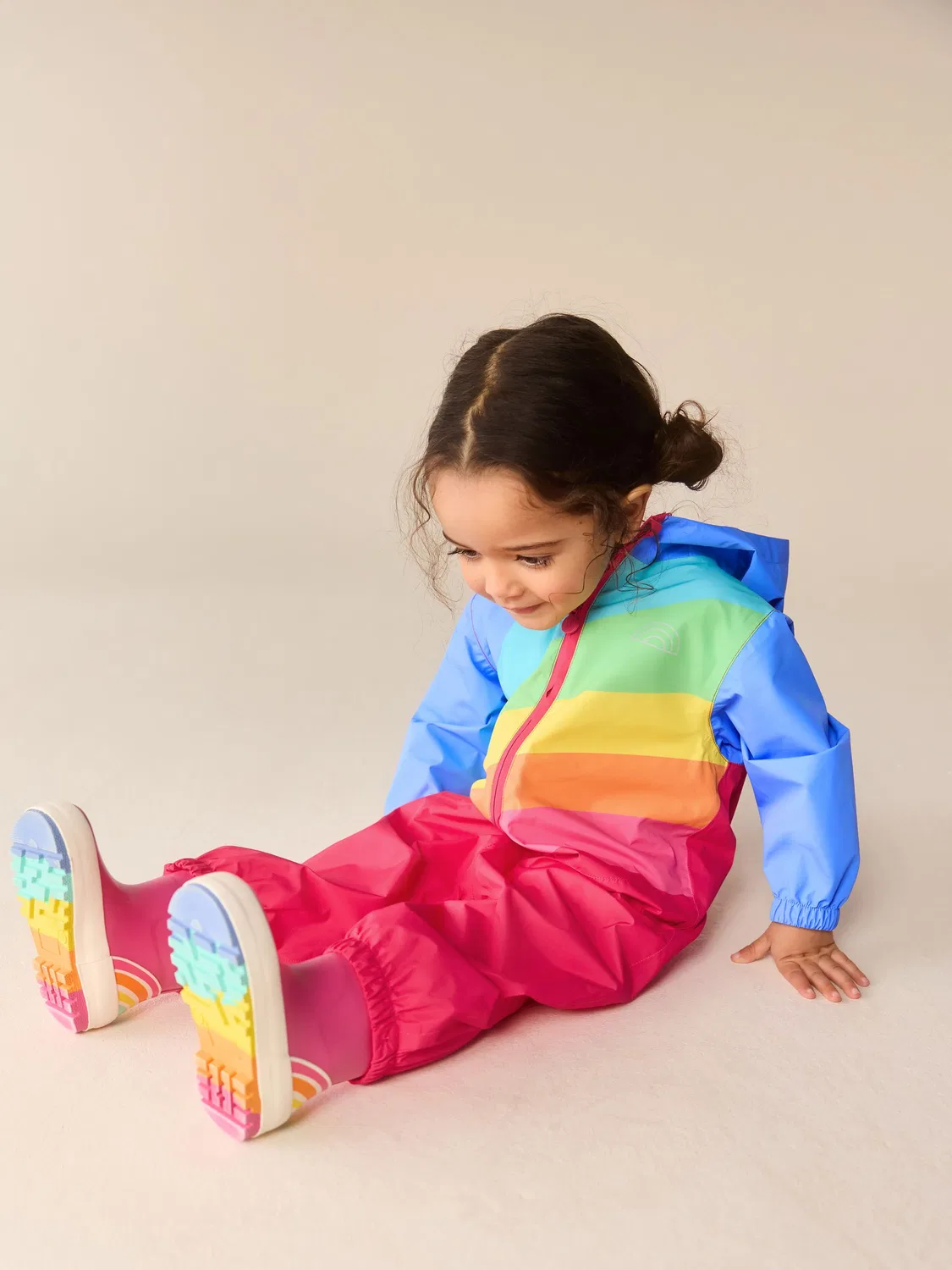 Дождевик Pink Rainbow Little Bird by Jools Oliver, розовый