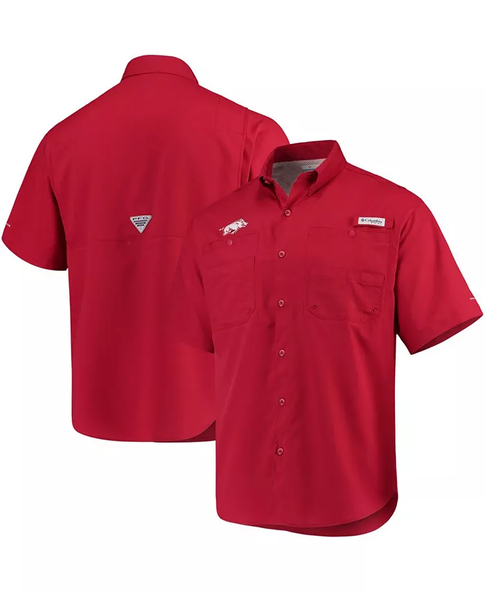 

Мужская рубашка Cardinal Arkansas Razorbacks PFG Tamiami Columbia