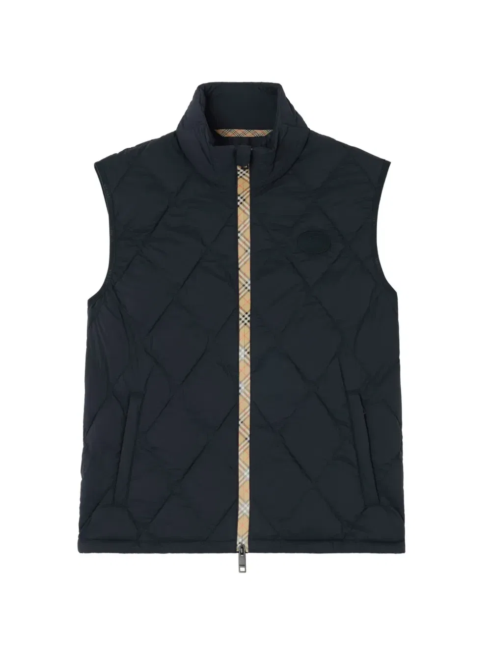 Стеганый нейлоновый жилет Acresford Burberry, синий