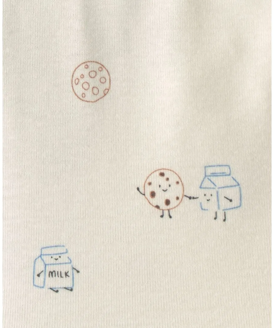 Комплект боди с длинным рукавом с принтом Milk & Cookies, 4 шт Carter's, Multi — фото 3