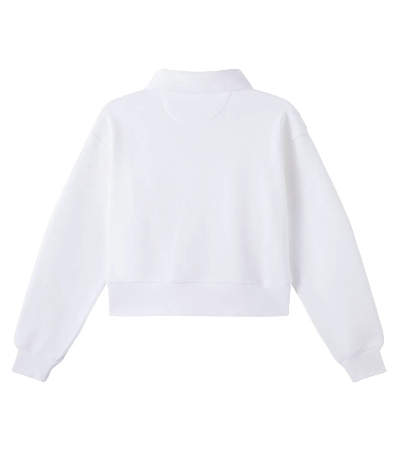 Свитер на молнии из смесового хлопка Polo Ralph Lauren Kids, белый — фото 2
