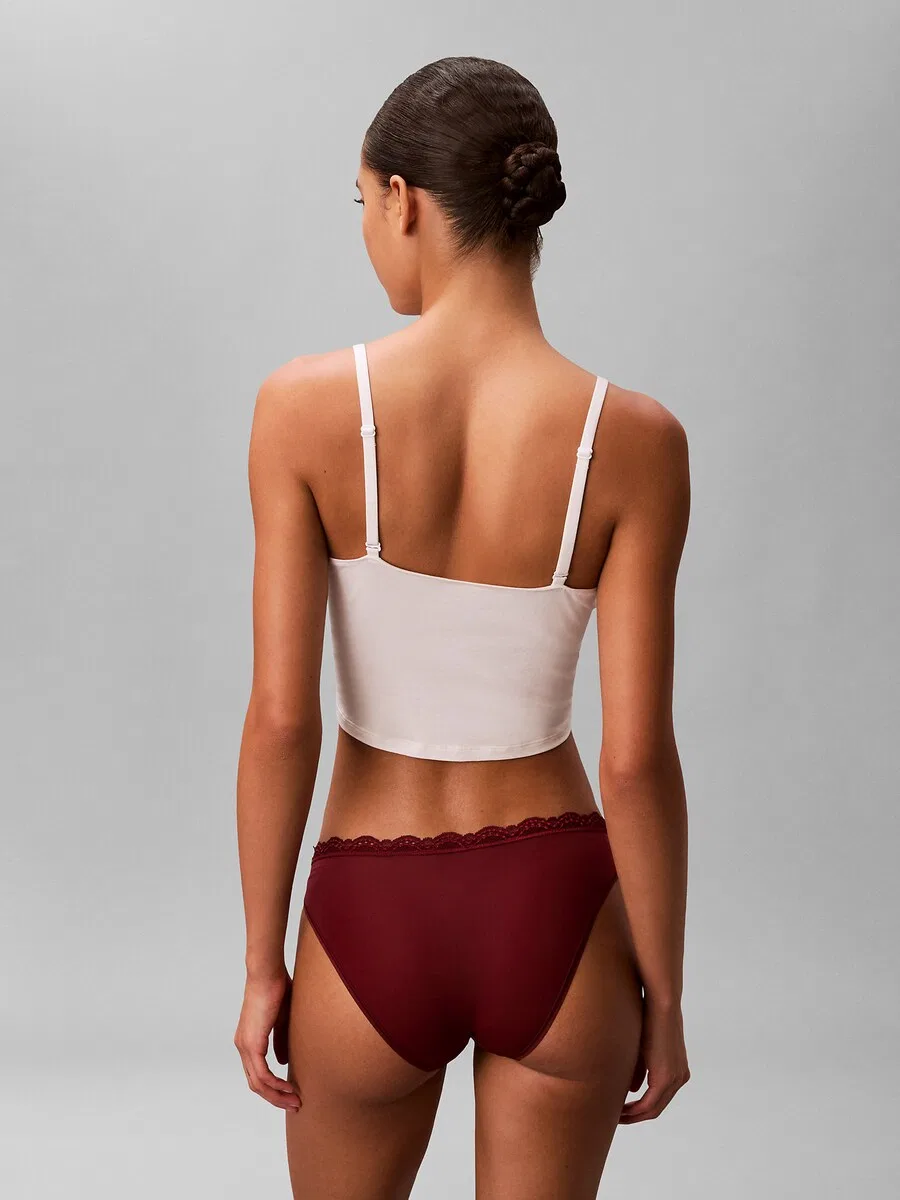 Трусики Calvin Klein темно-коричневого цвета — фото 3