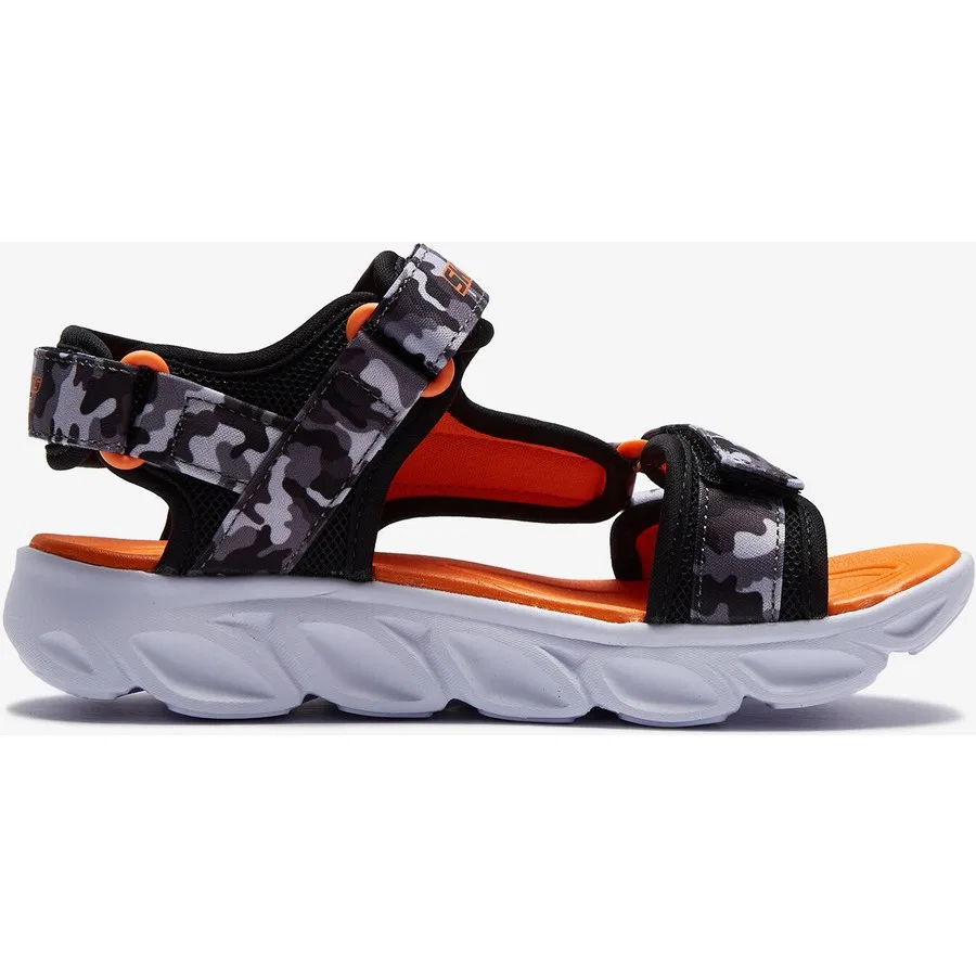 Светящиеся сандалии для мальчика с камуфляжным принтом Skechers Hypno-Splash, Синий — фото 3