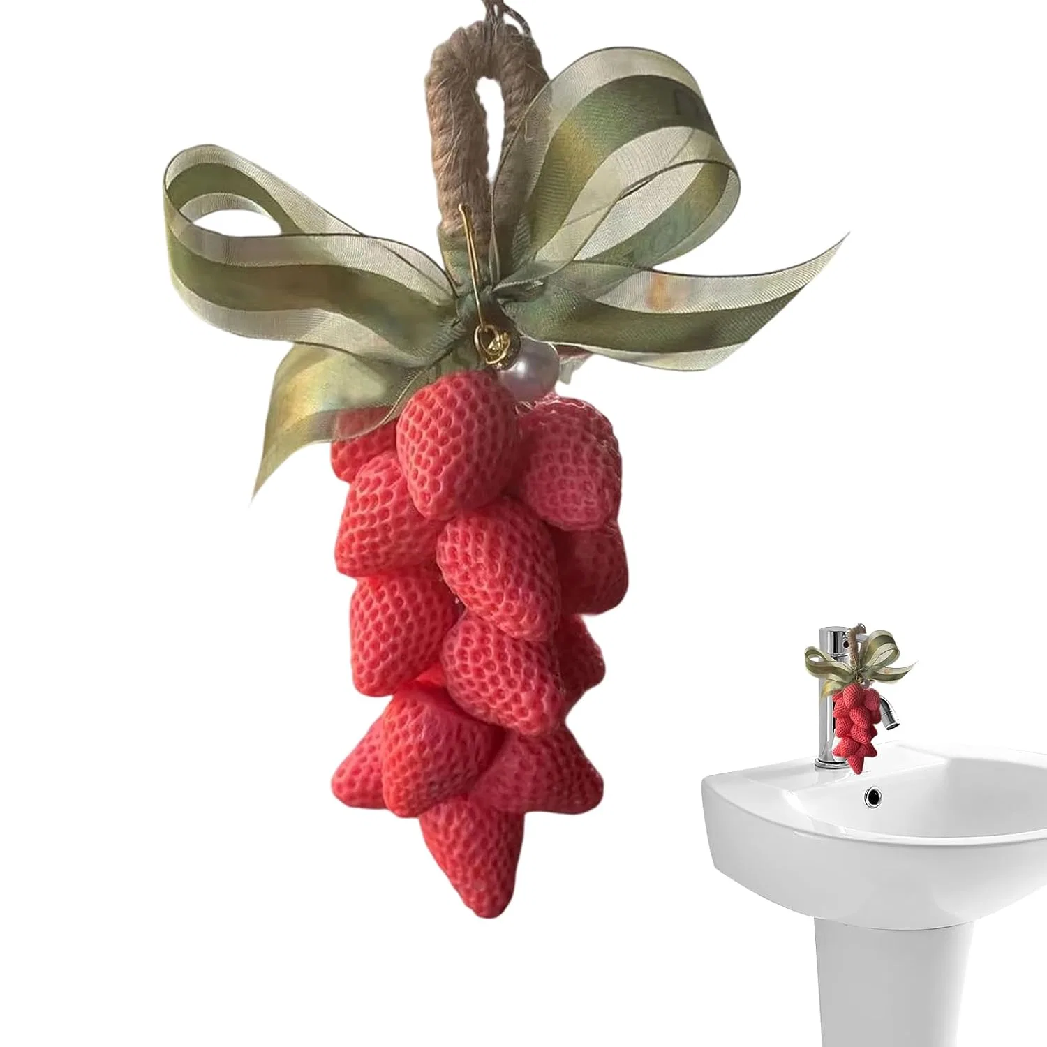 Мыло Strawberry Soap на веревке, 405 г, Multicoloured Generisch