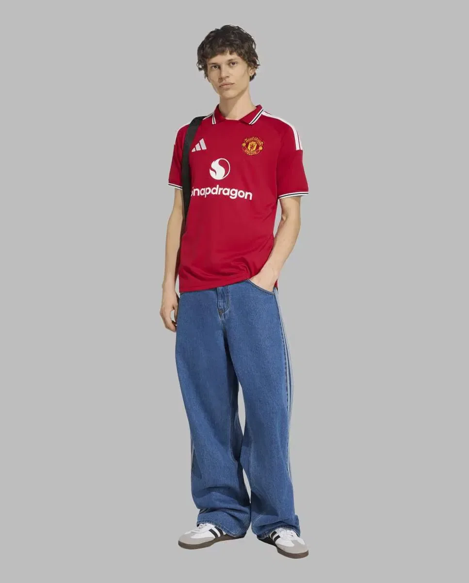 Мужская футболка первого комплекта Manchester United FC 2026/2027 adidas, Красный — фото 3
