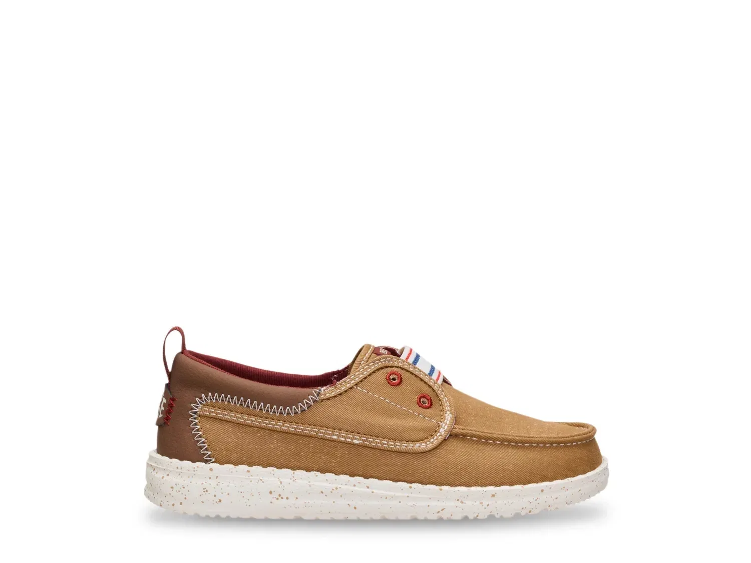 Слипоны Wally Cru Crafted Varisty, HEYDUDE, Cognac — фото 2
