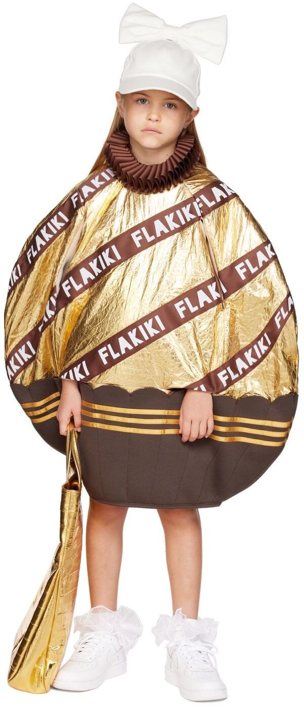

Эксклюзивный Детский Коричневый Костюм SSENSE FLAKIKI GOLDKIKI