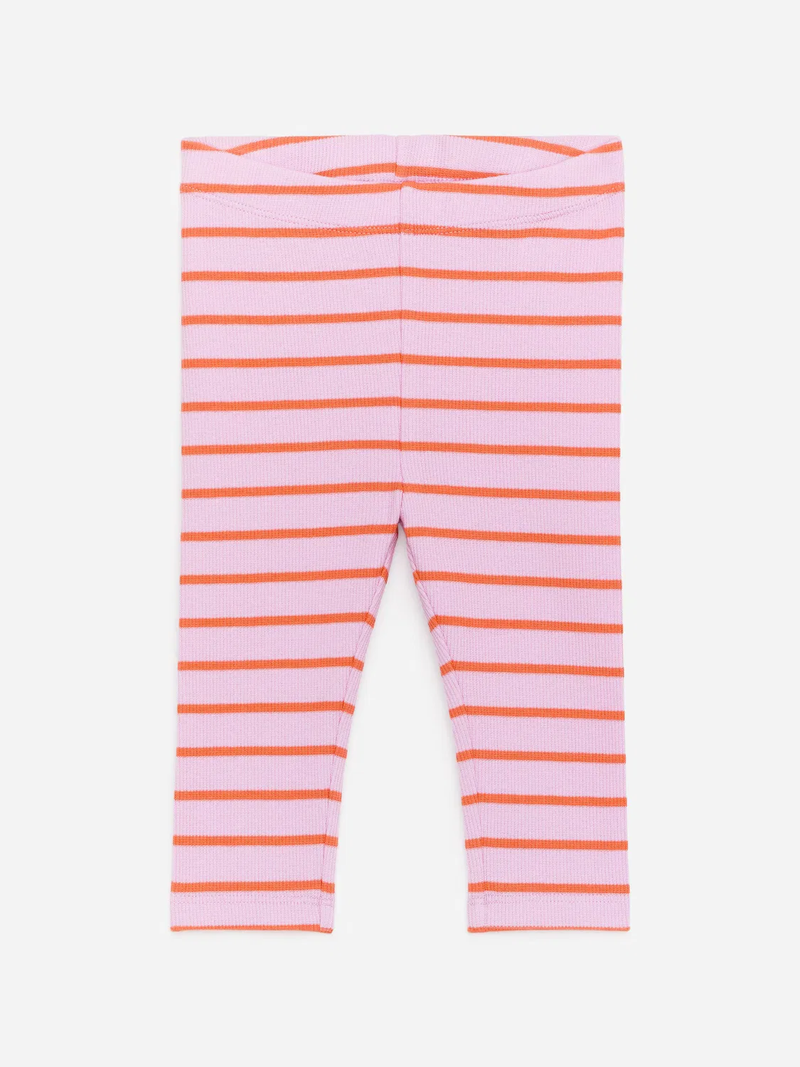 Ребристые леггинсы Arket, Rosa/Orange