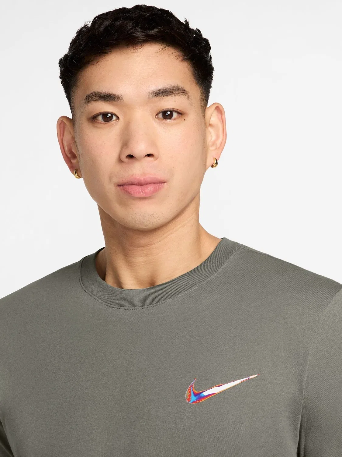 Футболка тренировочная Nike Thermal, зеленая — фото 3