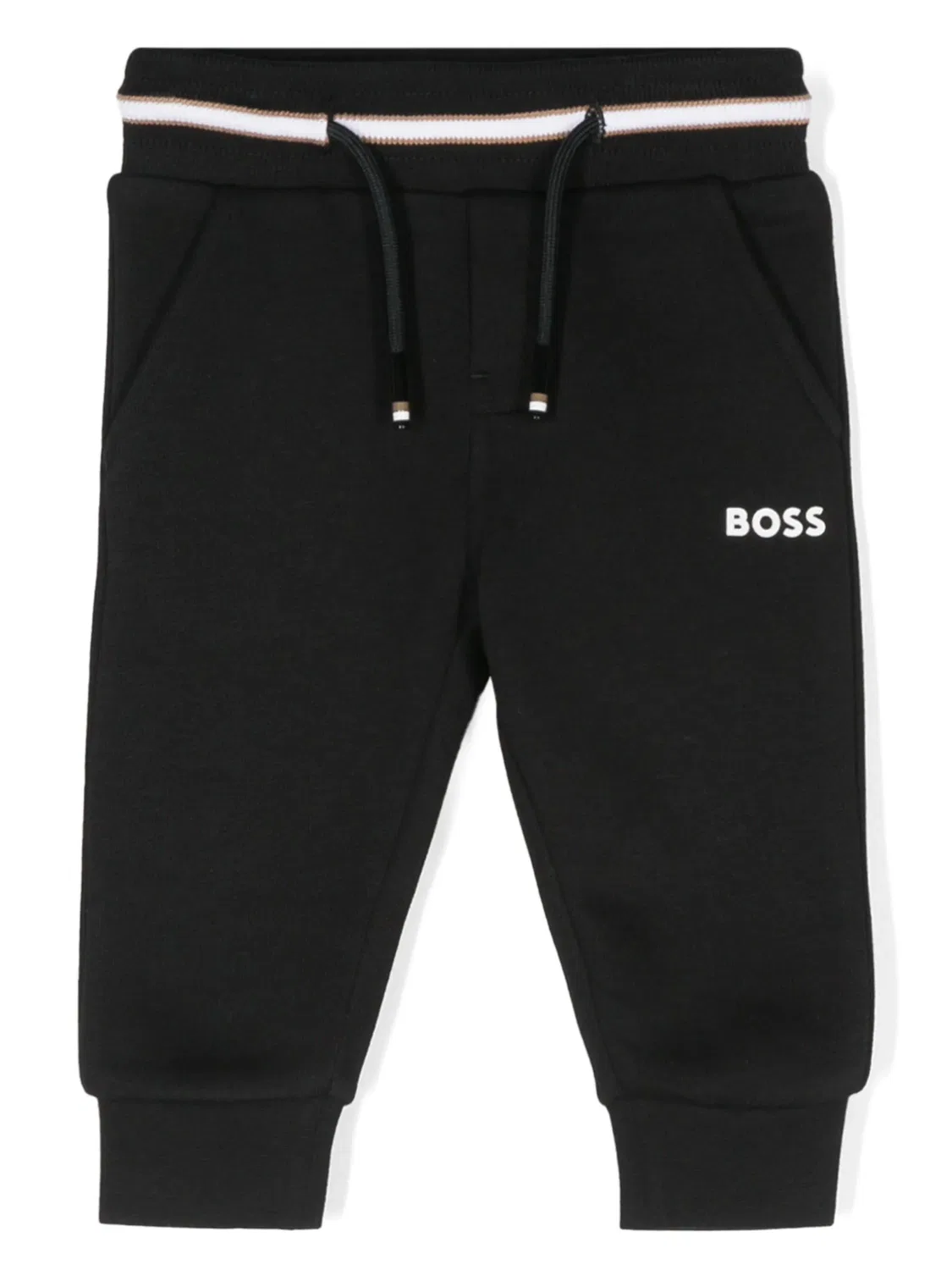 Спортивные штаны с логотипом BOSS, черный