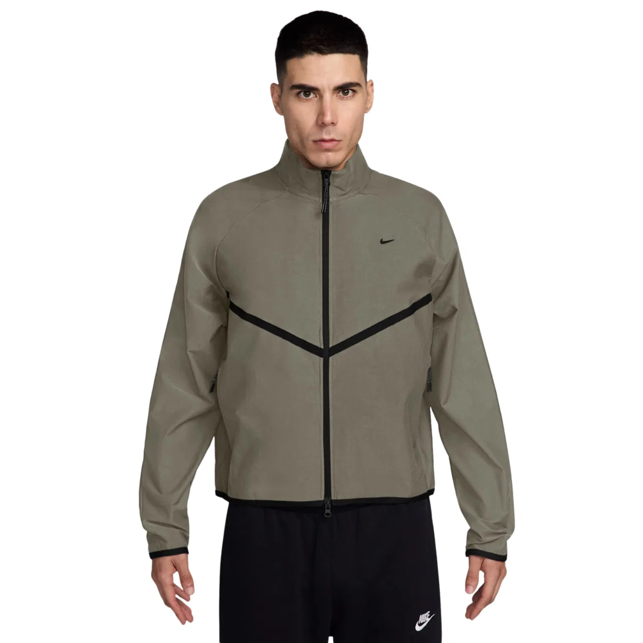 Мужская куртка Tech Shori Knit Track Nike, цвет Olive/Black