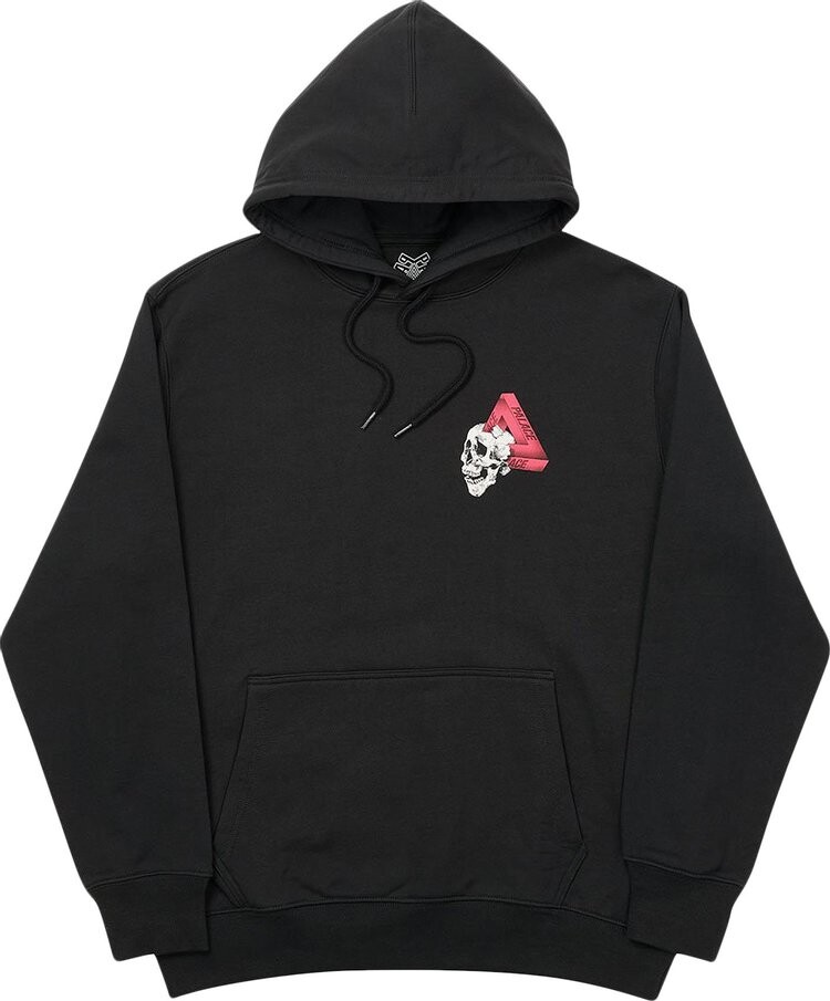

Толстовка Palace Tri-Crusher Hood 'Black', черный