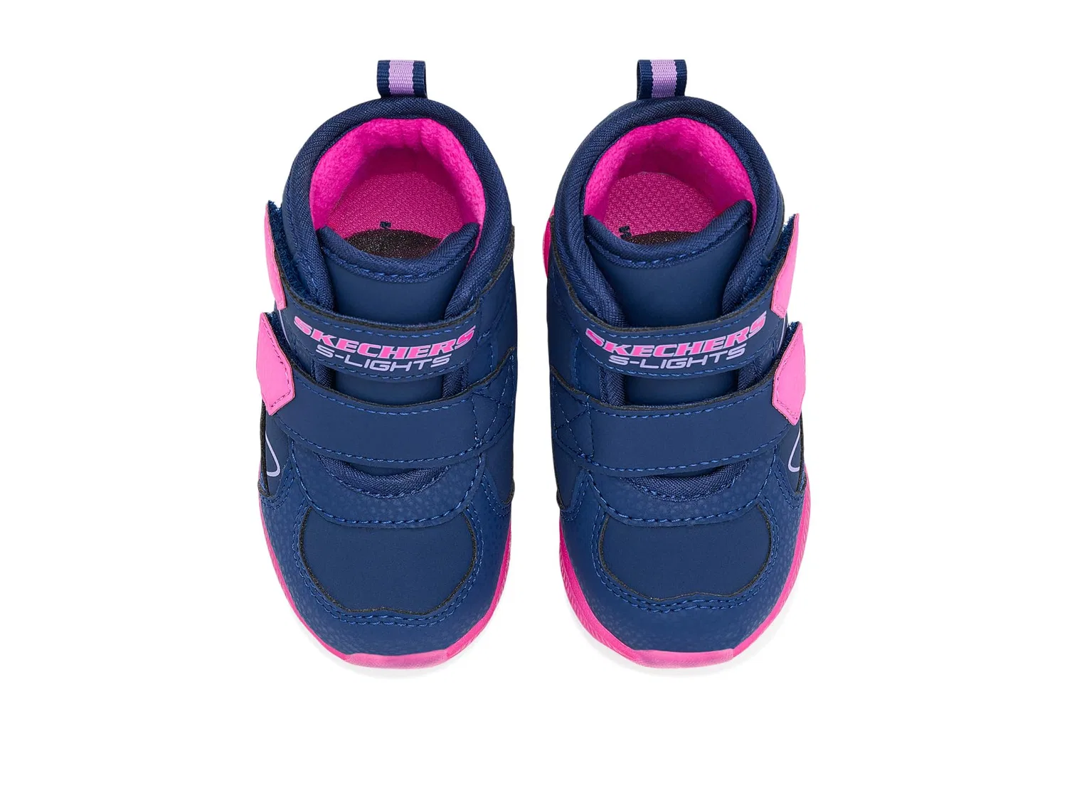 Кроссовки Illumi-Brights - Polar Steppe 319310N (для малышей) Skechers Kids, Navy/Multi — фото 3