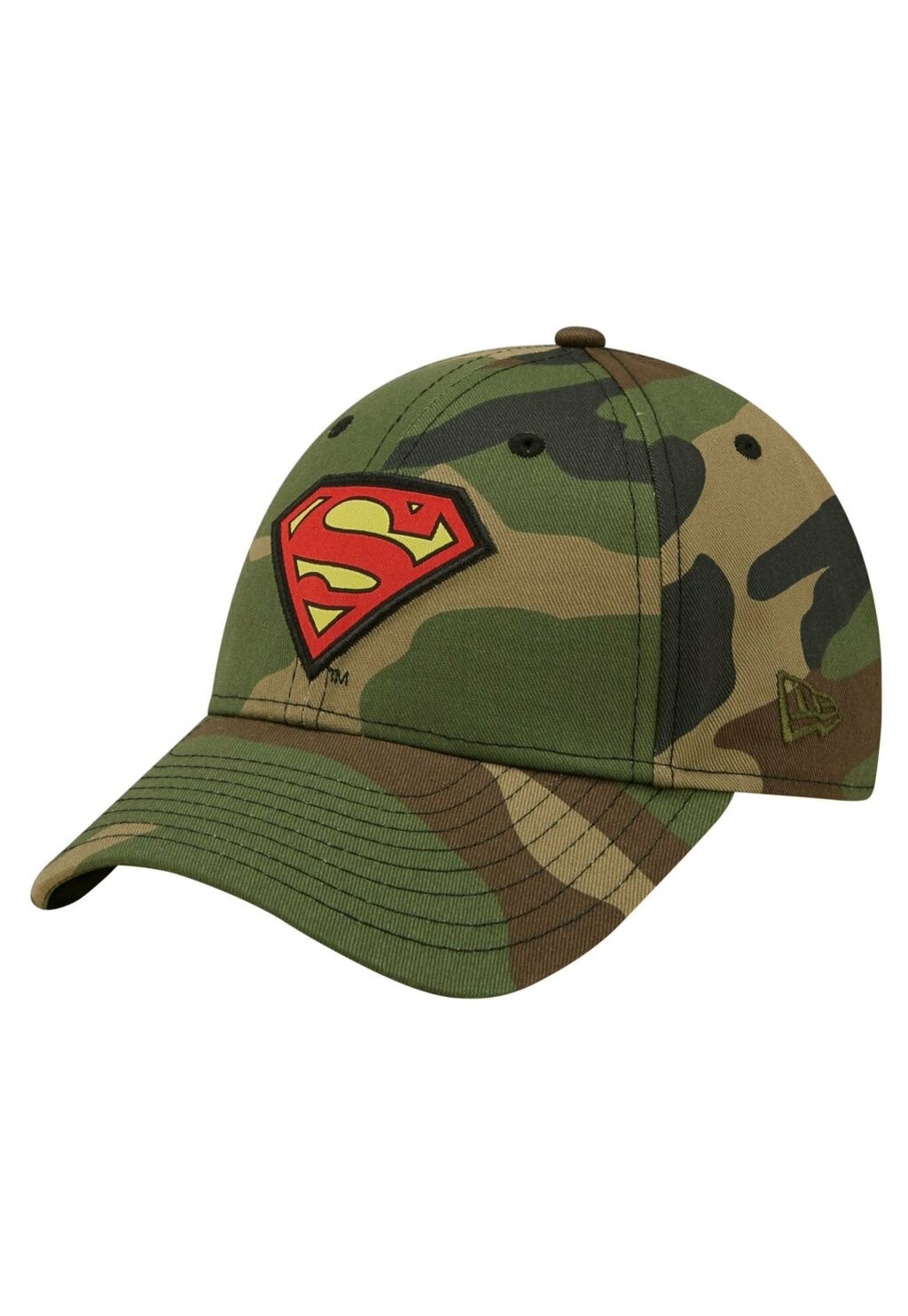 

Бейсболка SUPERMAN New Era, цвет wood camo