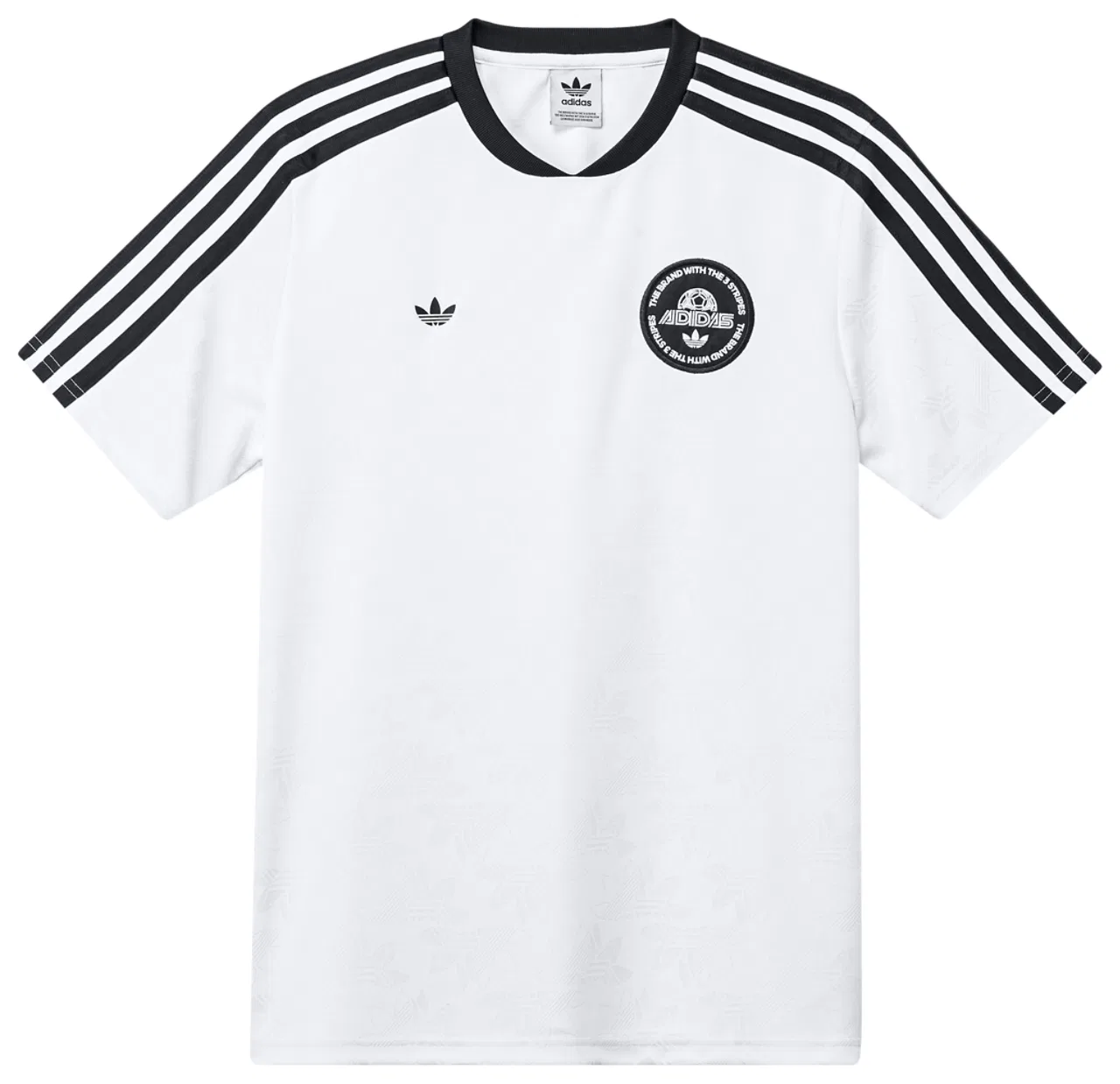 Детская футболка для мальчиков с принтом Football T-Shirt adidas, Black/White