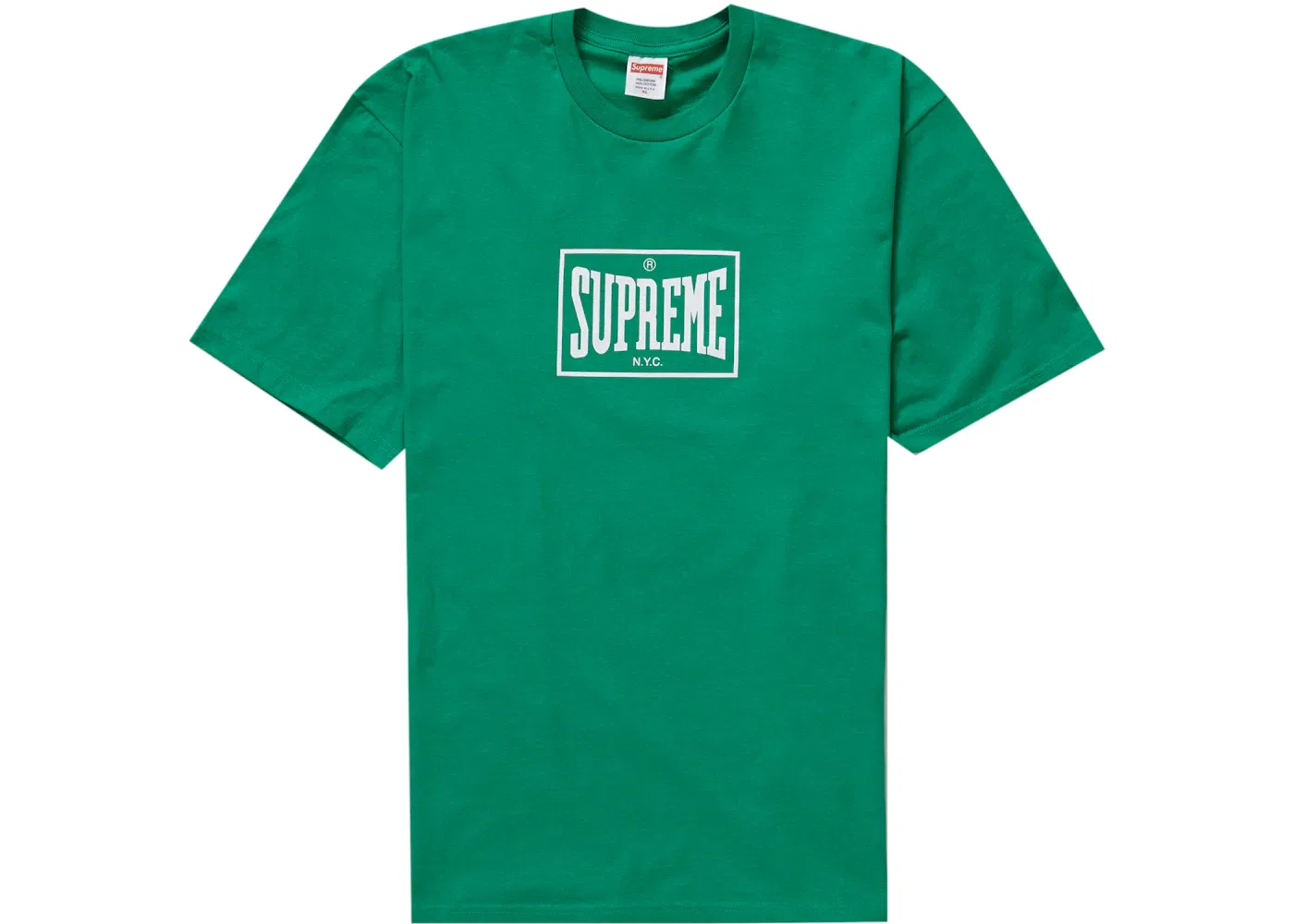 Мужская футболка с принтом Warm Up Tee Supreme, Green