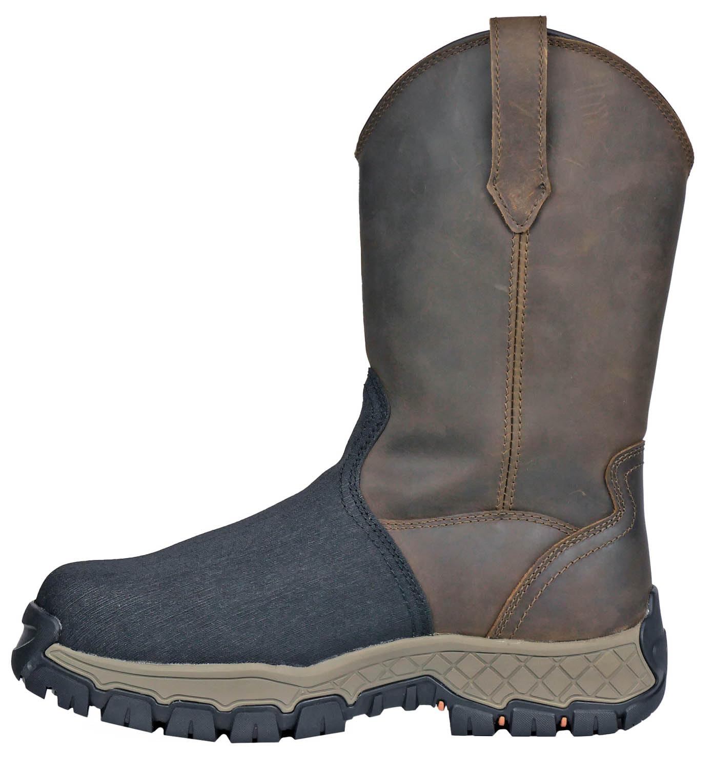 Мужские ботинки Hoss 11 Recon Waterproof Metguard Wellington с композитным носком, коричневые, размер 13 EE US — фото 2