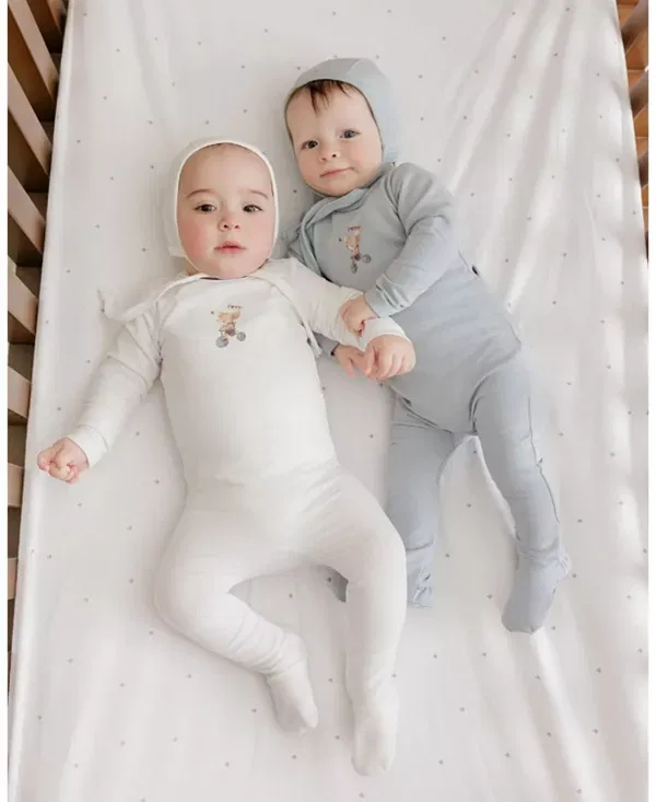 Детский комбинезон с принтом Playful Mouse Collection Ely'S & Co., синий — фото 3