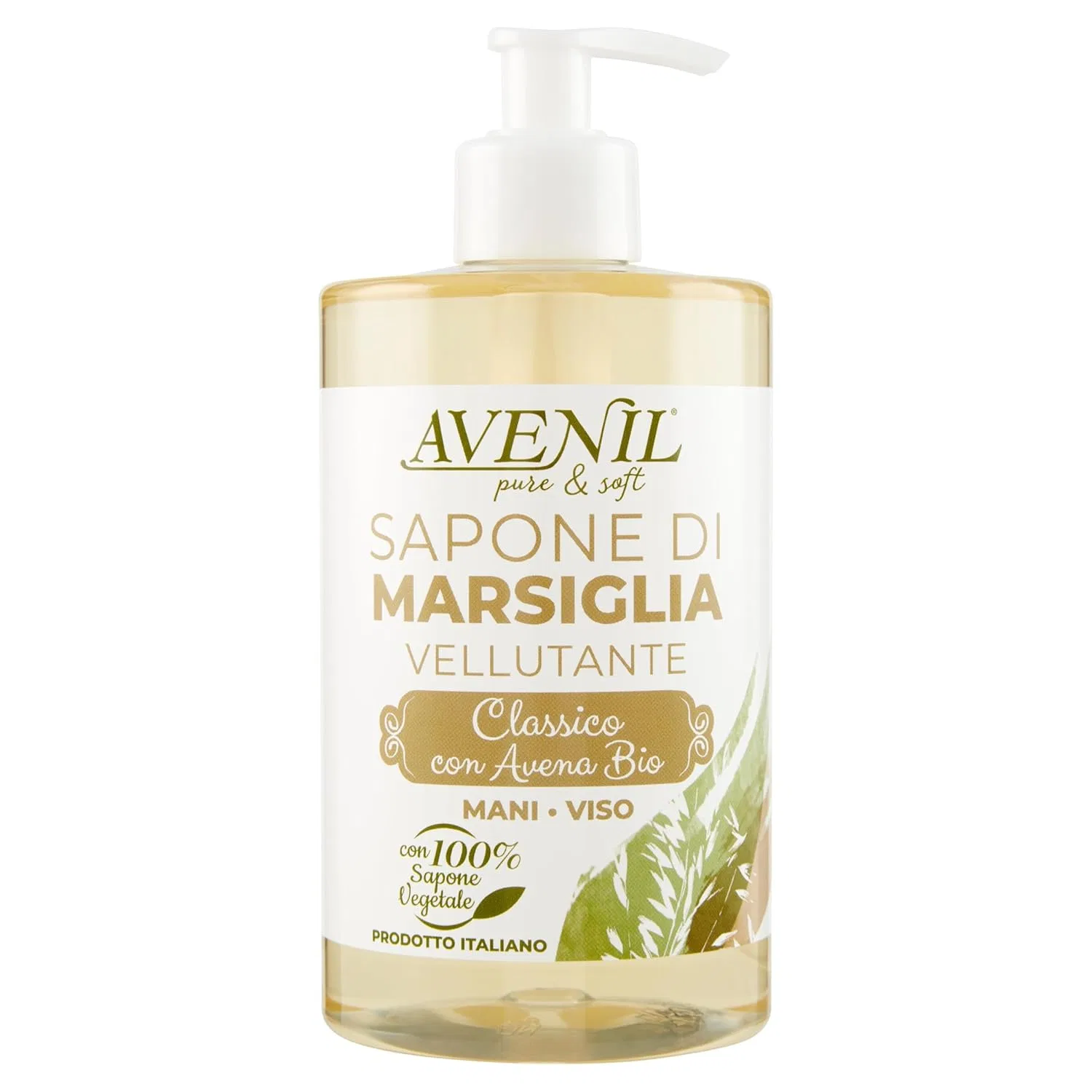 Мыло для рук и лица Avenil Marseille Velvet Classic, 500 мл, Oat Blossom