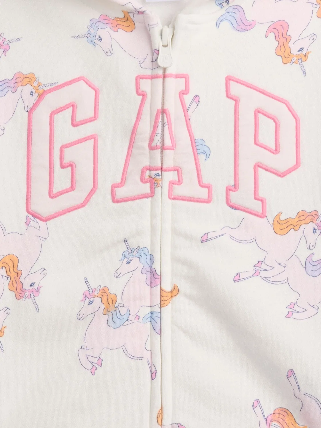 Худи на молнии Gap White — фото 3