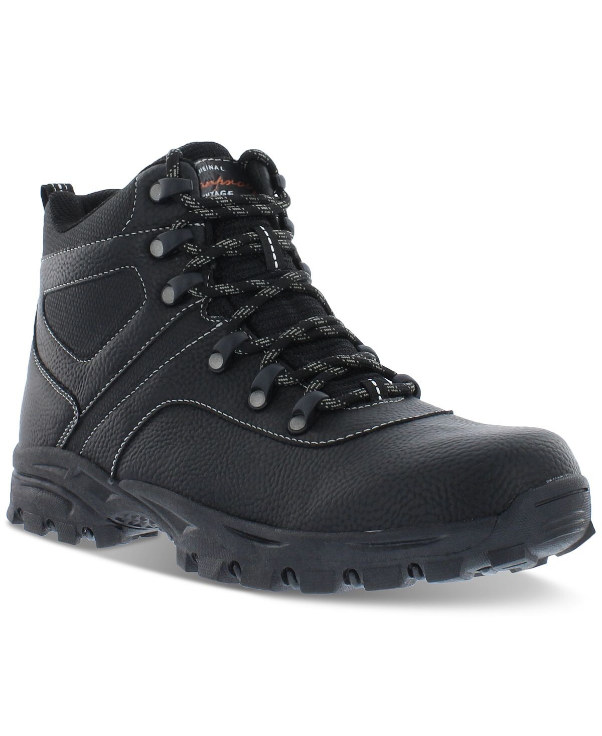 

Мужские ботинки hiker из искусственной кожи Weatherproof Vintage, черный