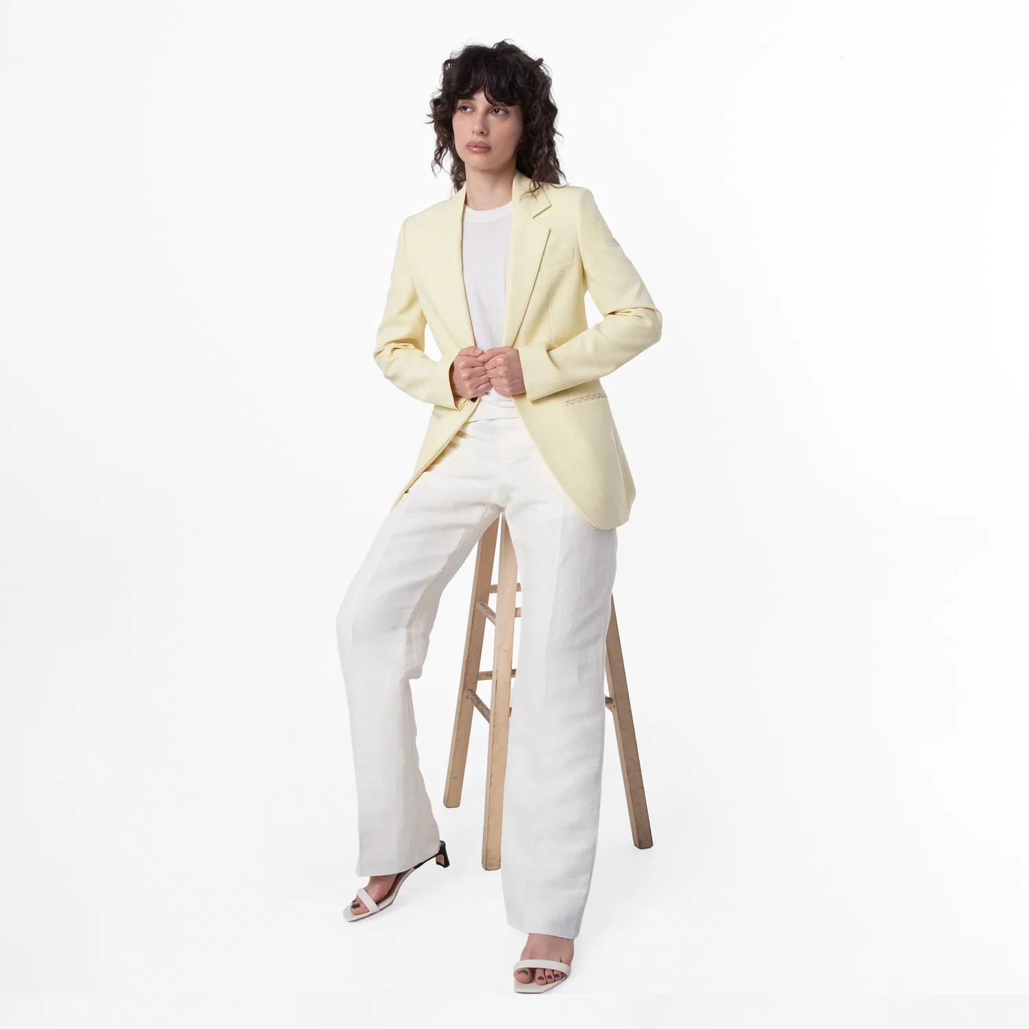 Брюки прямого кроя Tailored Straight-Leg Trousers Burberry, Pfp — фото 3