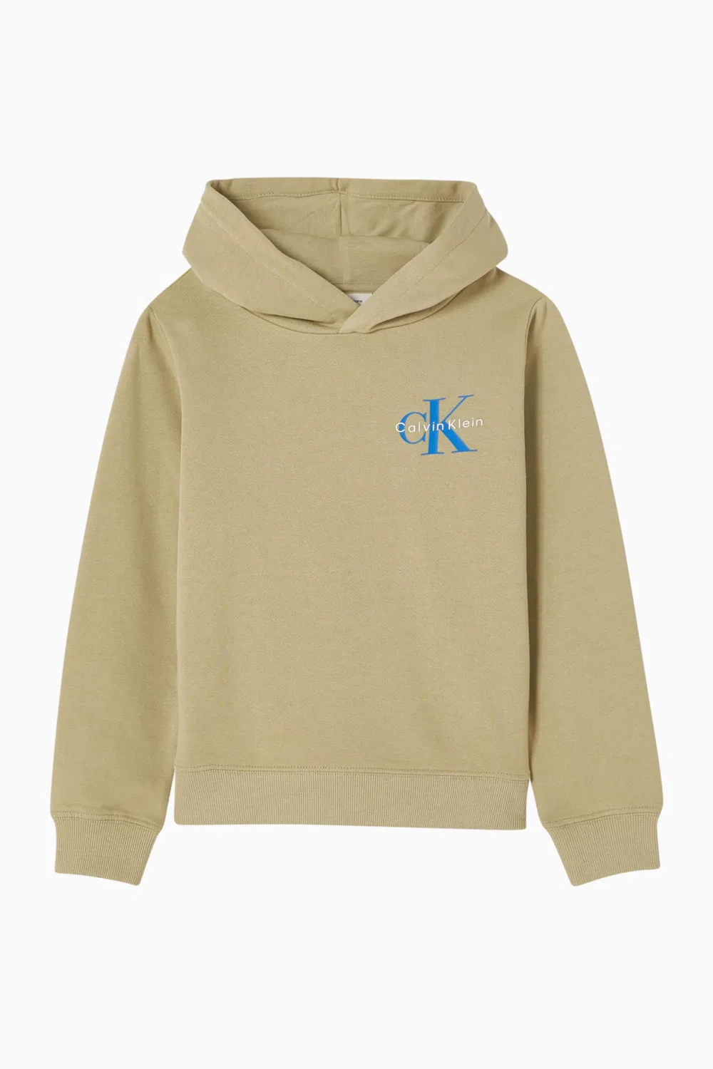Худи с логотипом Calvin Klein, зеленый