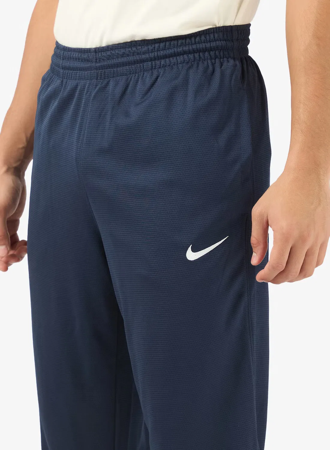 Штаны баскетбольные с мягкой тканью Team Nike, обсидиановый — фото 4