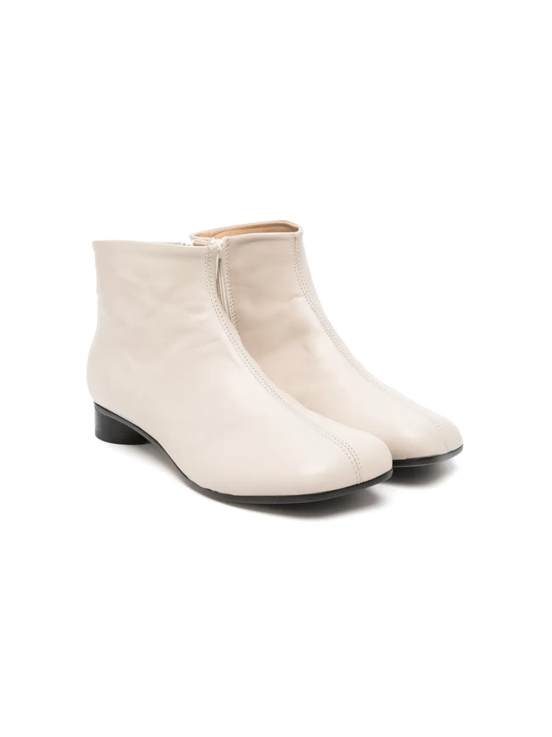 Анатомические ankle-ботинки MM6 Maison Margiela, нежно-бежевый