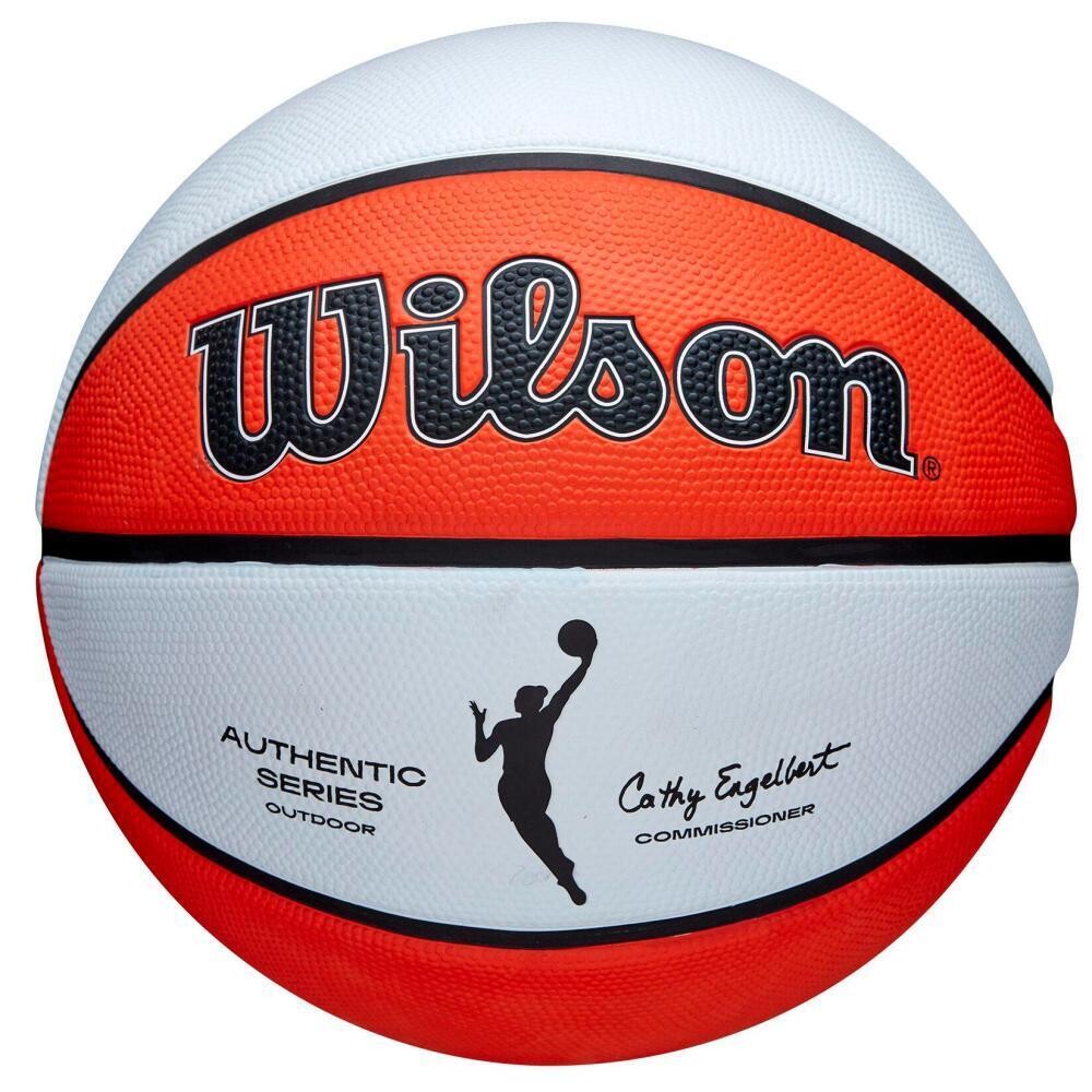 

Мяч женский Wilson WNBA Authentique, белый/неоновый желтый/неоновый желтый