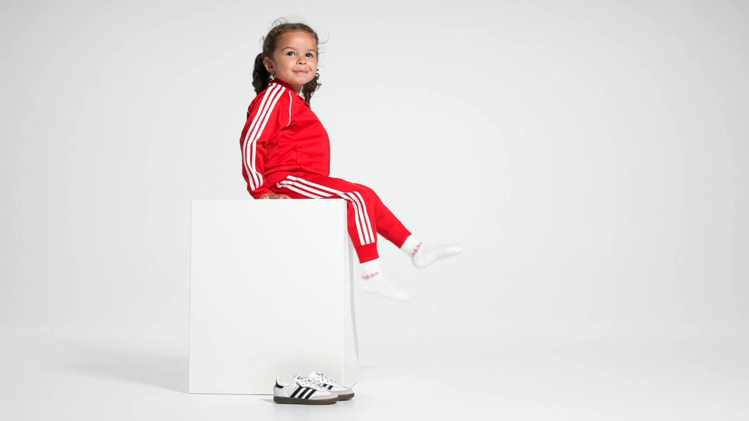 Детские кроссовки с эластичными шнурками Samba OG Comfort Closure Adidas, Белый — фото 2