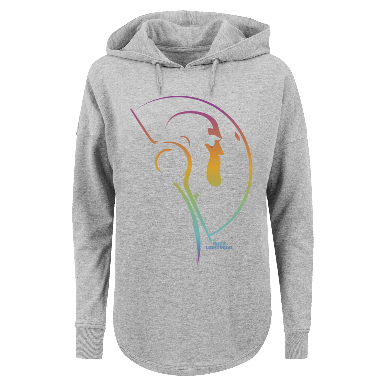 

Свитер F4NT4STIC Oversized Hoodie Buzz Lightyear Blended Stare, серый