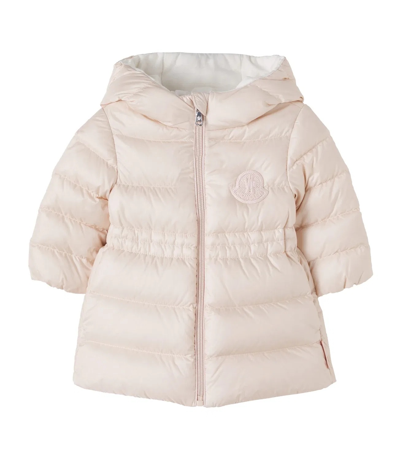 Утепленный пуховик для малышей Ylenia Moncler Enfant, розовый