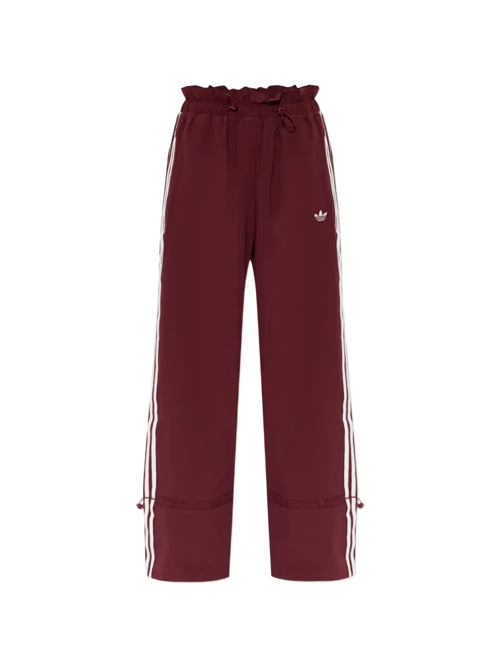 Брюки-треники с широкими штанинами Adidas, красный