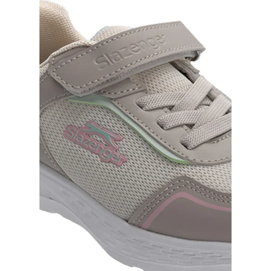 Кроссовки детские повседневные с липучками Slazenger Pepe I, Бежевый — фото 4