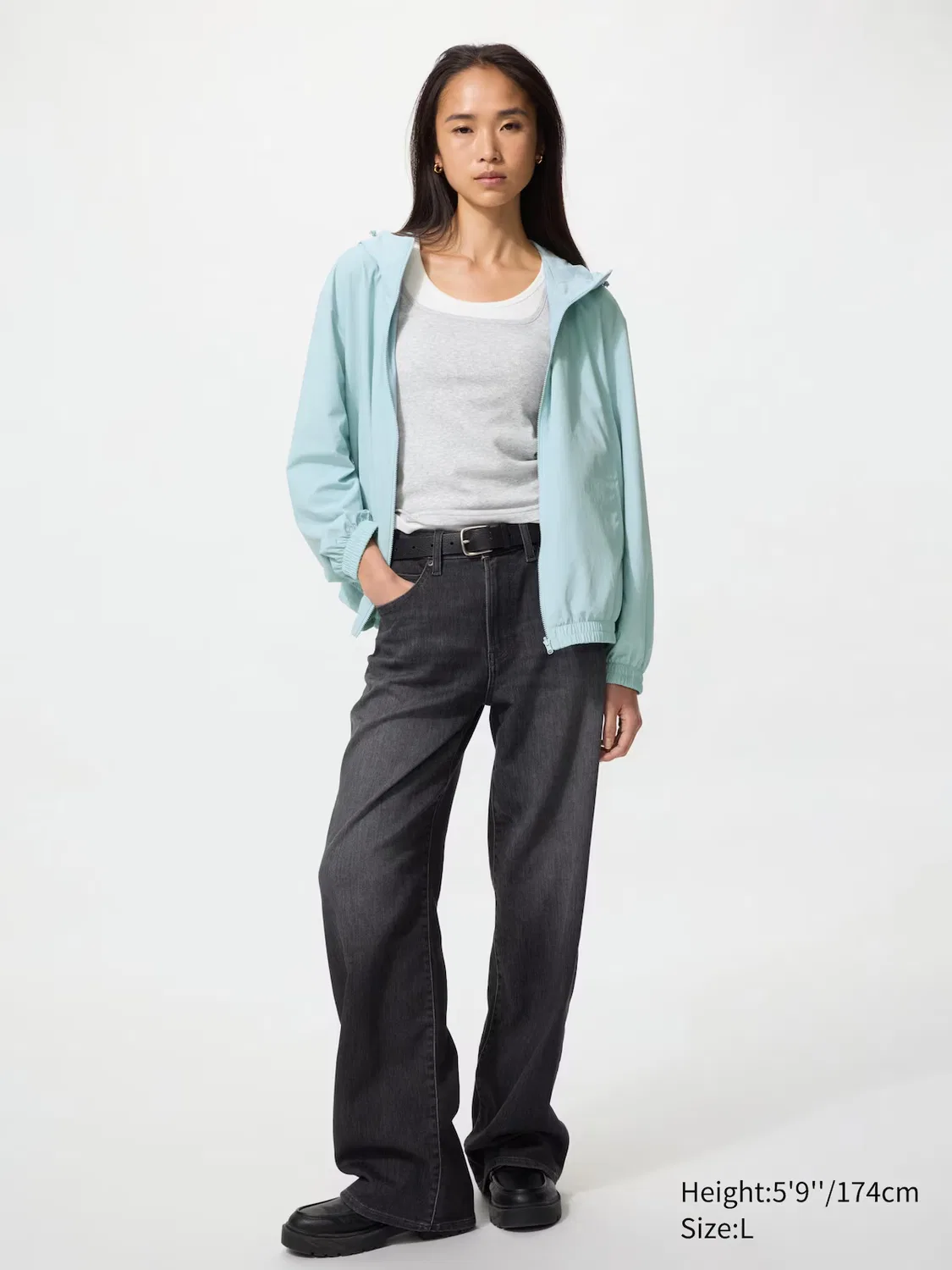 Парка Uniqlo, двусторонняя, желтый — фото 2