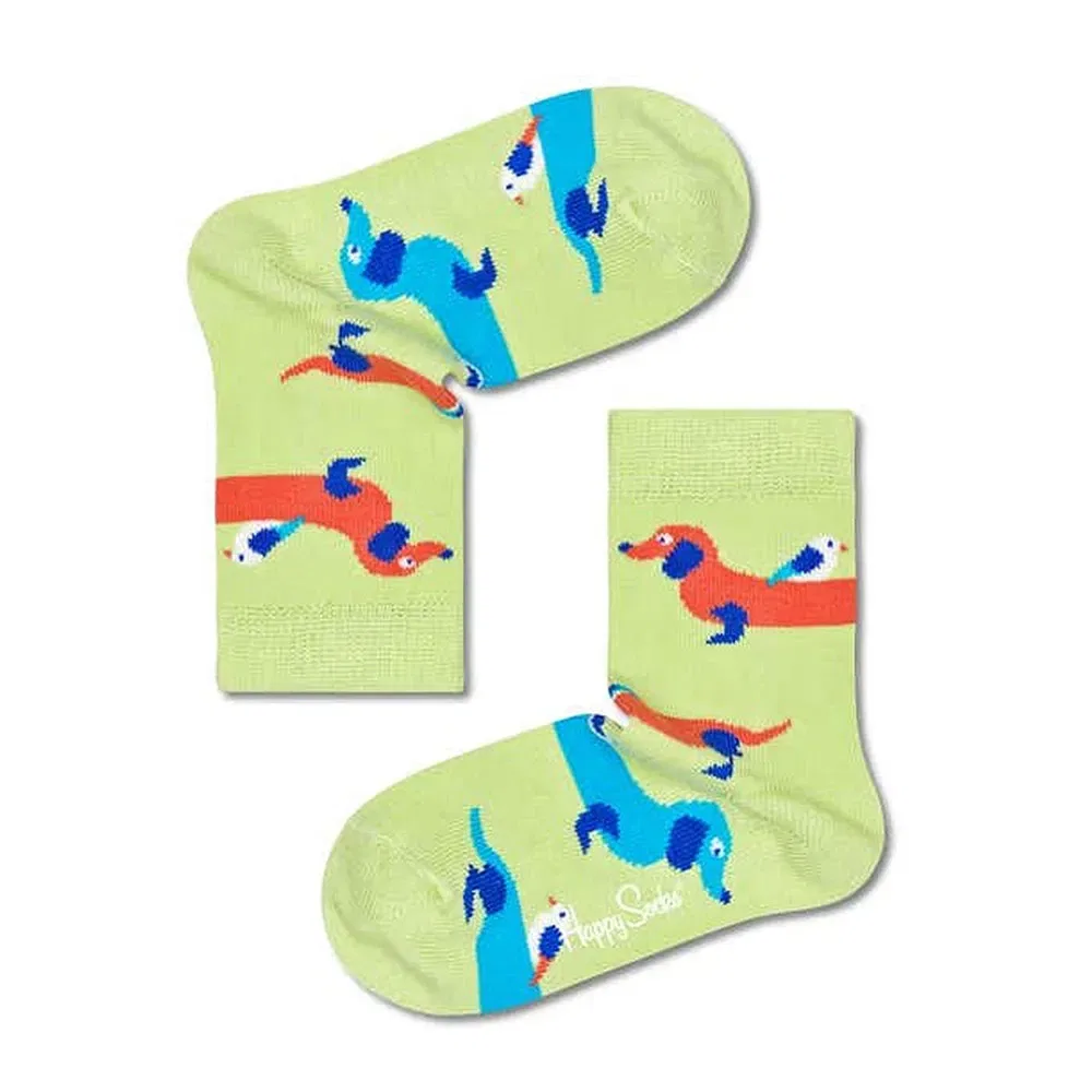 Носки Teckel Dog Happy Socks, зеленый