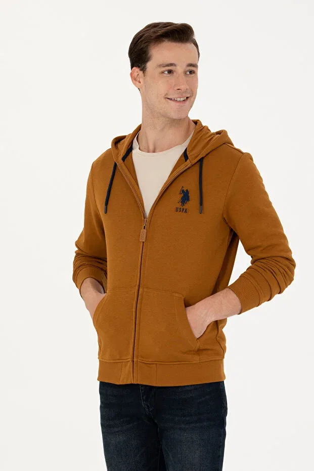 Мужской кардиган с капюшоном Coconut Knitted U.S. Polo Assn., 902577