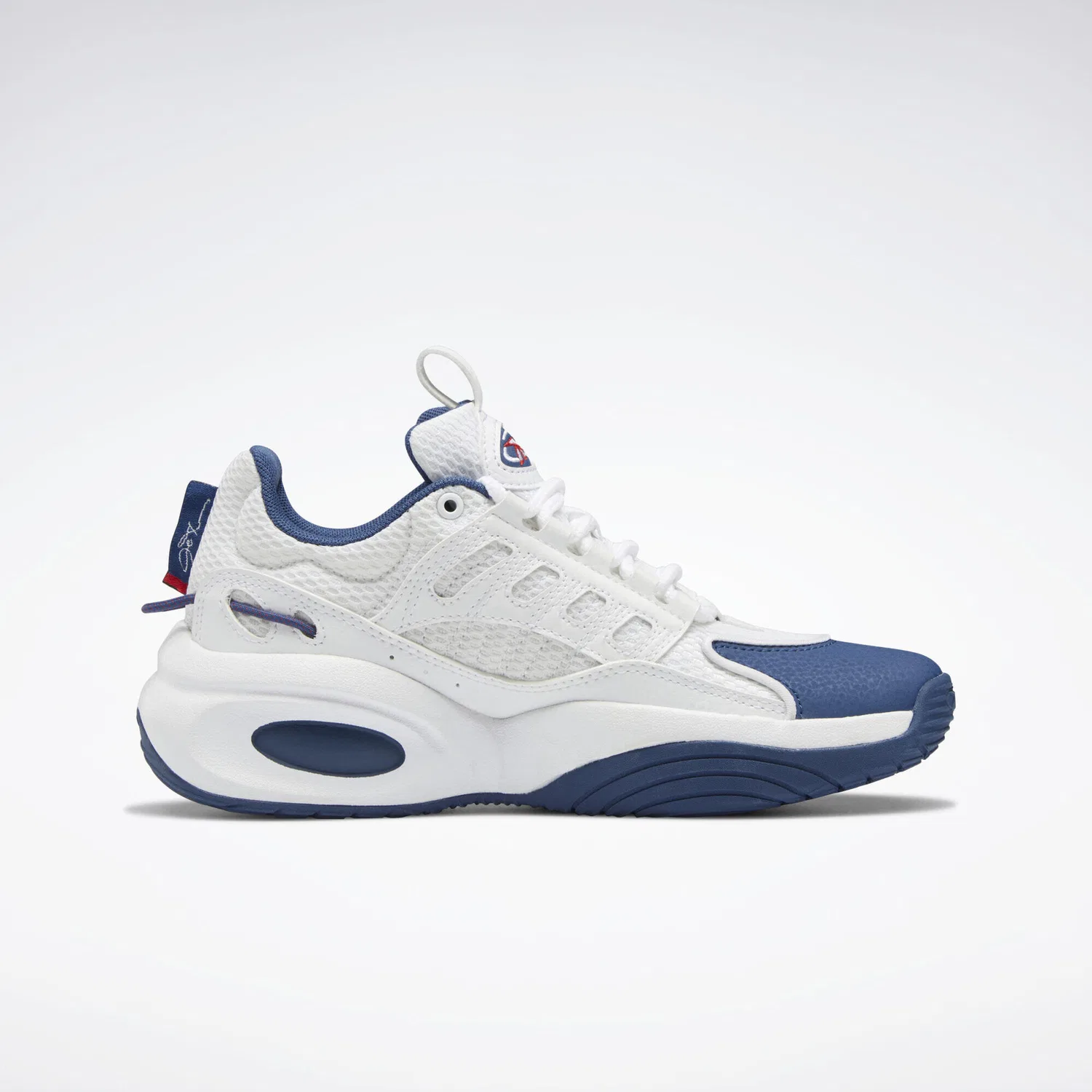 Детские кроссовки с перфорированным верхом Solution Mid Reebok, Weiss — фото 3