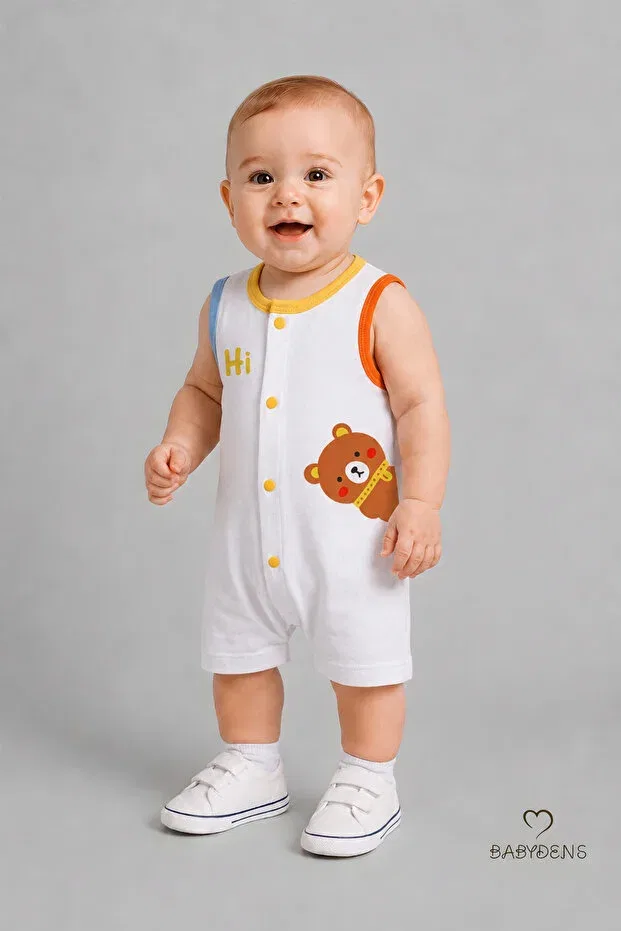 Детский комбинезон для мальчиков хлопковый Teddy Bear Babyden'S, Teddy Bear — фото 3