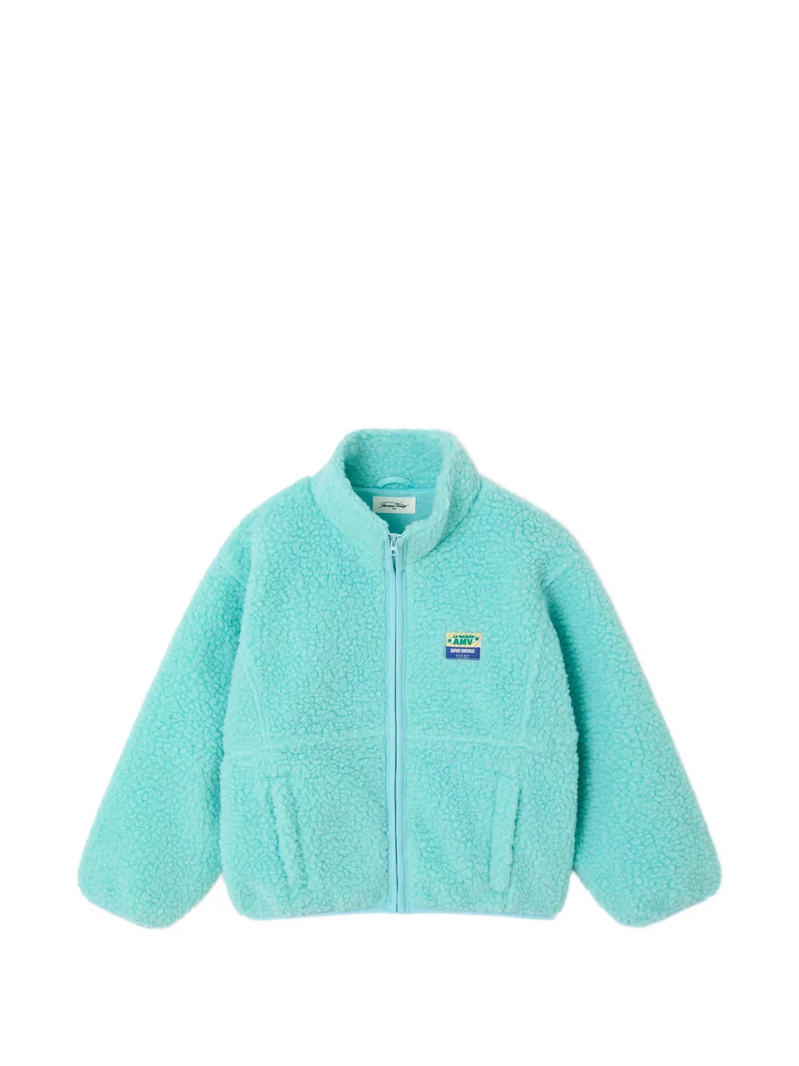 Куртка Hoktown с отделкой из овчины American Vintage Kids, синий