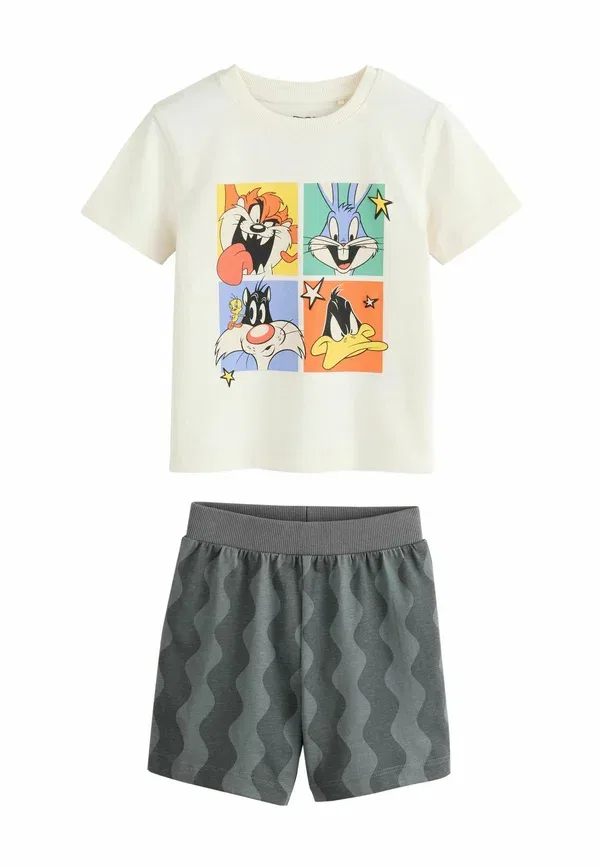 Пижама Looney Tunes Next orange, white, grey, белый/оранжевый/серый — фото 2