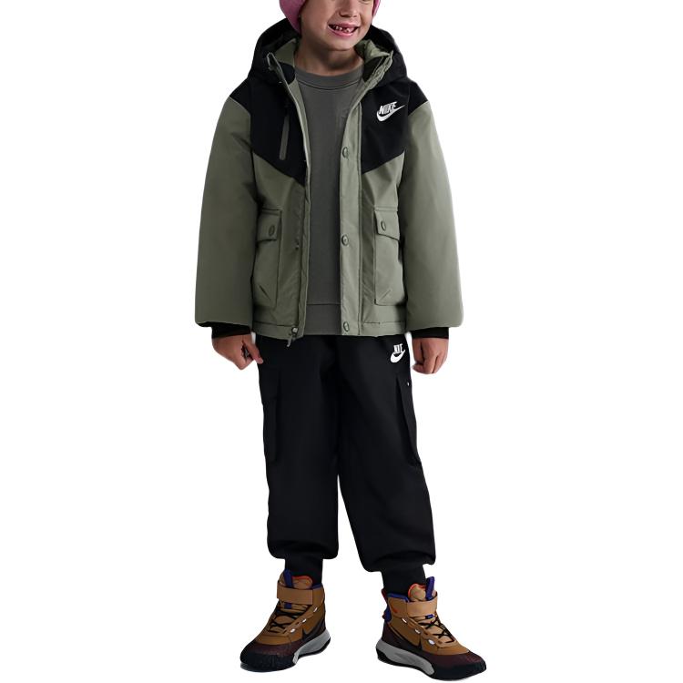 

Детская пуховая куртка Nike, зеленый/черный