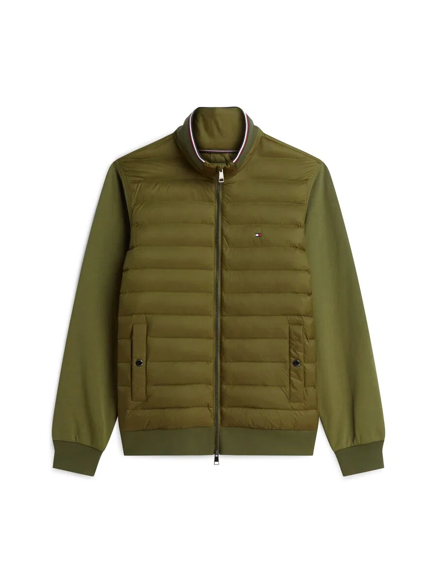 Куртка TOMMY HILFIGER Between-Season Jacket 'Ess' оливкового цвета