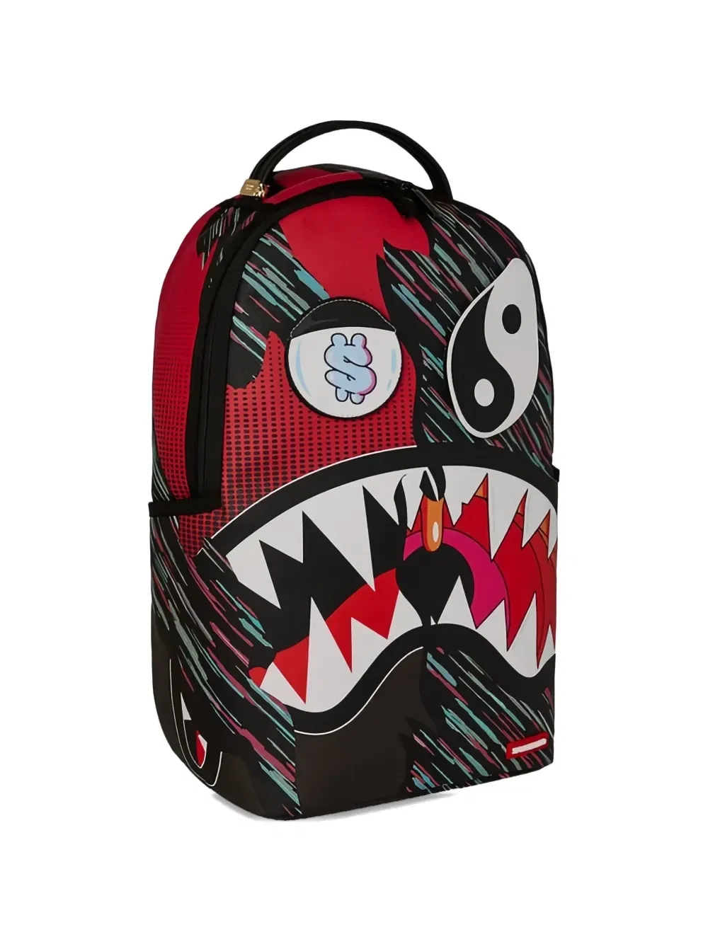 Рюкзак с графическим принтом Hyper Driven Shark Sprayground Kid, черный — фото 2