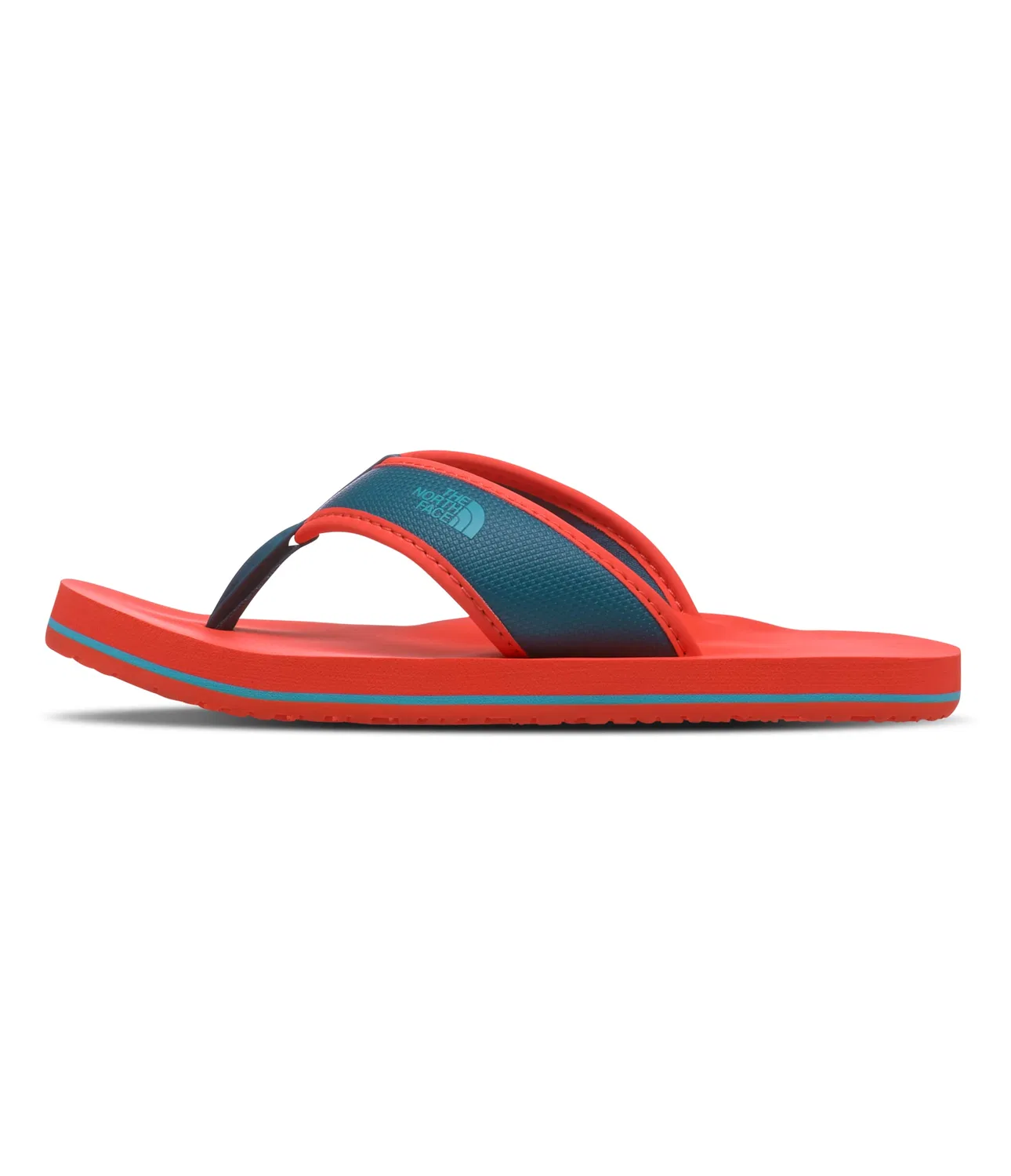 Детские вьетнамки для мальчиков Y Base Camp Flip-flop The North Face, Retro Orange Blue Coral